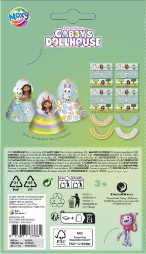 Gabi babaháza Easter tojásmatrica szett tartóval