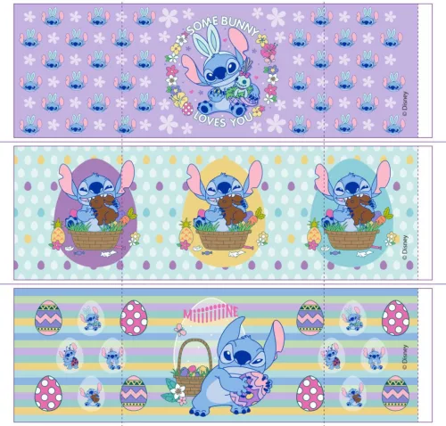 Disney Lilo és Stitch, A csillagkutya Some Bunny tojásmatrica szett tartóval