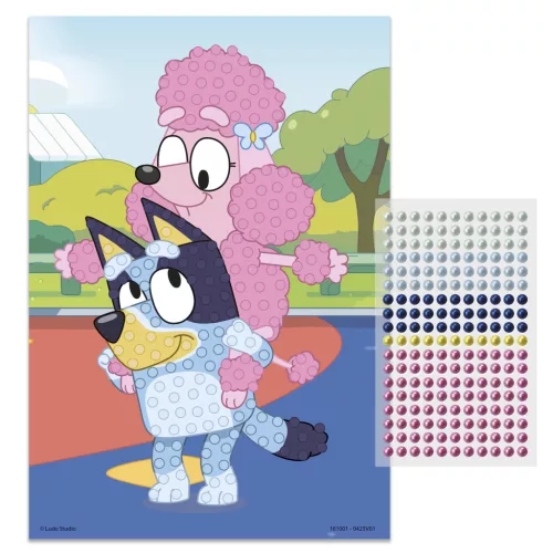 Bluey Shiny Duo gyöngyös kreatív szett