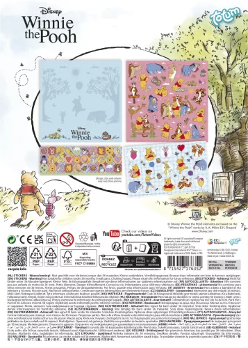 Disney Micimackó Happy matrica szett