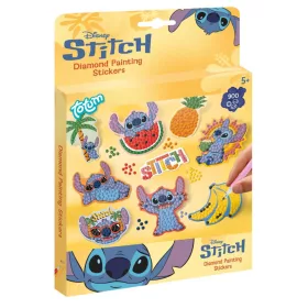   Disney Lilo és Stitch, A csillagkutya Aloha gyémántszemes matrica 9 db-os