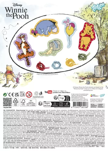 Disney Micimackó Happy fűzhető kártyák 5 db-os