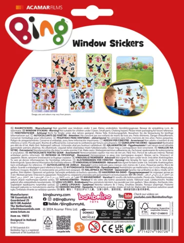 Bing Fun ablakmatrica szett