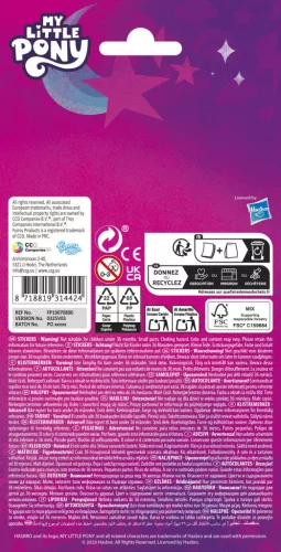Én kicsi pónim Purple csillámos matrica