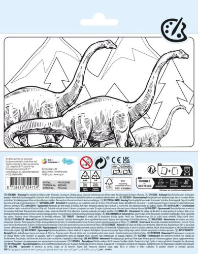 Dinoszaurusz Roarsome matrica