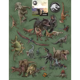Jurassic World Attack matrica