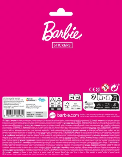 Barbie Stylish Friends matrica