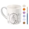 Disney Jégvarázs Destiny festhető porcelán bögre 235 ml Díszdobozban