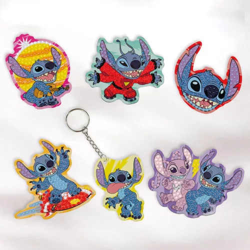 Disney Lilo és Stitch, A csillagkutya Surf gyémántszemes mágneses szett