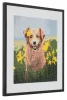 Állatos Dog gyémántszemes kirakó 30x30 cm
