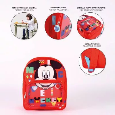 Disney Mickey Red Magic hátizsák, táska 30 cm