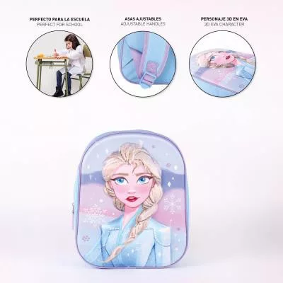 Disney Jégvarázs Friendship 3D hátizsák, táska 31 cm