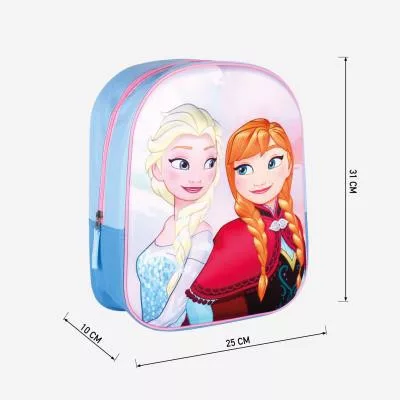 Disney Jégvarázs Sisters Forever 3D hátizsák, táska 31 cm