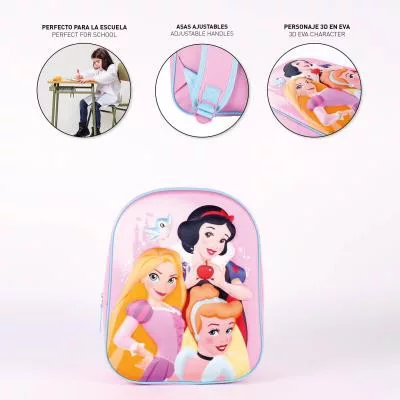 Disney Hercegnők Regal 3D hátizsák, táska 31 cm