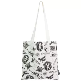 Wednesday Black shopping bag, bevásárlótáska 39 cm