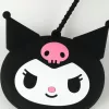Hello Kitty Black Kuromi táska, oldaltáska pénztárcával 27 cm