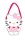 Hello Kitty Pink oldaltáska, válltáska 30 cm