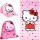 Hello Kitty Apple törölköző, tornazsák, baseball sapka szett