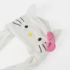 Hello Kitty White gyerek sapka mozgatható fülekkel