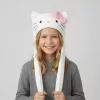 Hello Kitty White gyerek sapka mozgatható fülekkel