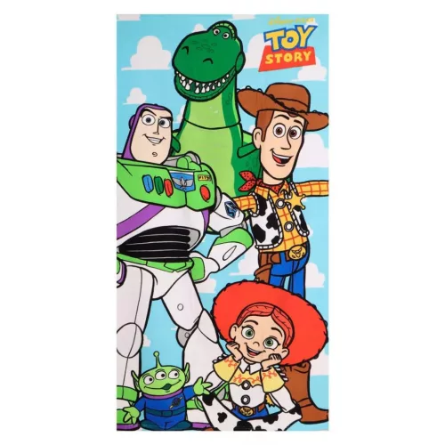 Disney Játékháború Crew fürdőlepedő, strand törölköző 70x140cm (Fast Dry)