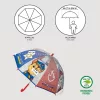 Mancs Őrjárat Elements gyerek átlátszó esernyő Ø71 cm