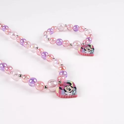 Disney Minnie Bubble gyöngyös nyaklánc és karkötő szett