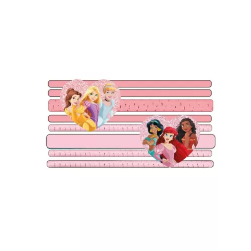 Disney Hercegnők Heart hajgumi szett 8 db-os