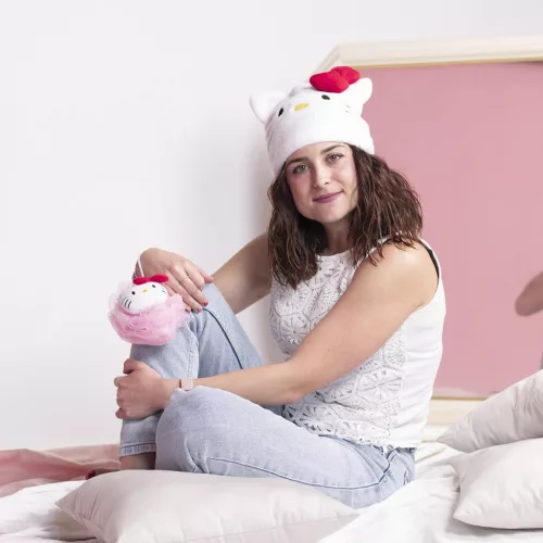 Hello Kitty White hajtörölköző