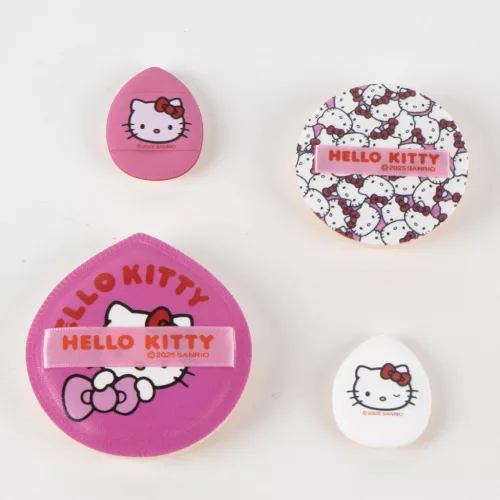 Hello Kitty Pink sminkszivacs szett 4 db-os