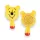 Disney Micimackó Yellow  mini plüss hajkefe 13 cm