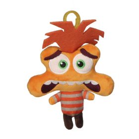   Disney Agymanók Anxiety 3D plüss figura akasztóval, táskadísz 13 cm