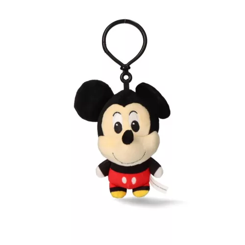 Disney Mickey Smile 3D plüss figura akasztóval, táskadísz 13 cm