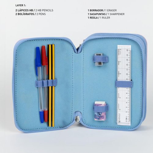 Disney Lilo és Stitch, A csillagkutya Hibiscus tolltartó töltött 3 emeletes