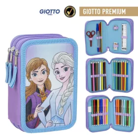   Disney Jégvarázs Sisters tolltartó töltött 3 emeletes Giotto
