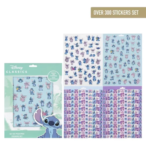 Disney Lilo és Stitch, A csillagkutya Alien matrica szett 300 db-os