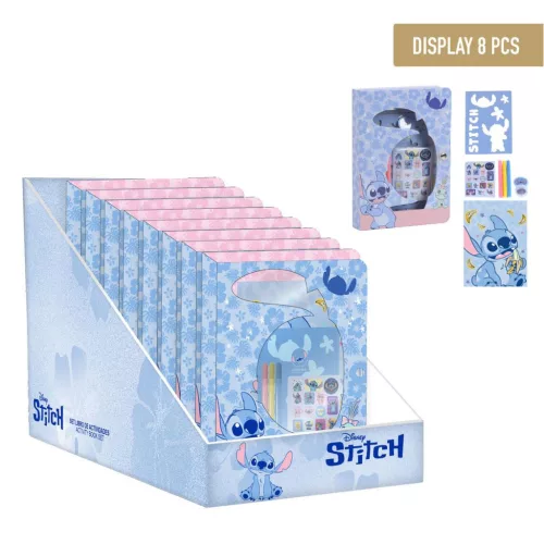 Disney Lilo és Stitch, A csillagkutya Banana színezhető füzet szett sablonnal