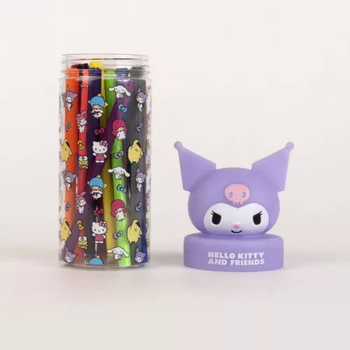 Hello Kitty Kuromi 18 db-os filctoll szett 3D tartóban