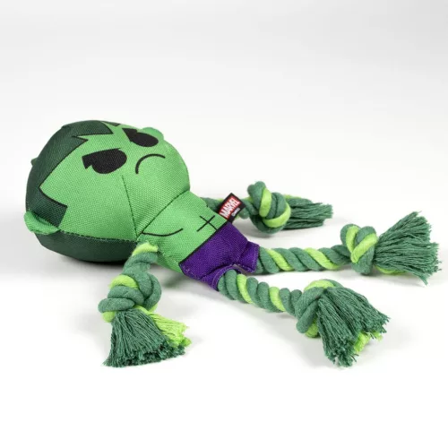 Bosszúállók Hulk sípoló kötél kutyajáték 26 cm