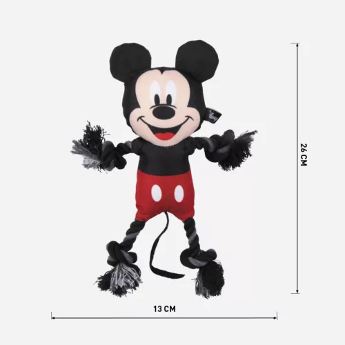 Disney Mickey Classic sípoló kötél kutyajáték 26 cm