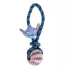 Disney Lilo és Stitch, A csillagkutya Alien kötél kutyajáték TPR labdával 24 cm