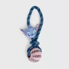 Disney Lilo és Stitch, A csillagkutya Alien kötél kutyajáték TPR labdával 24 cm