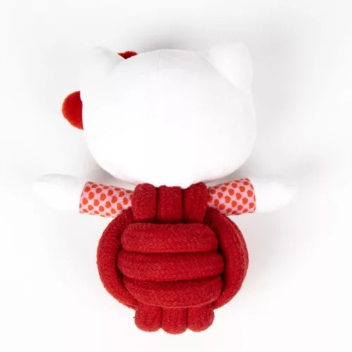 Hello Kitty Red kötél kutyajáték 15 cm