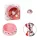 Hello Kitty Pink kisállat ajándék szett 3 db-os