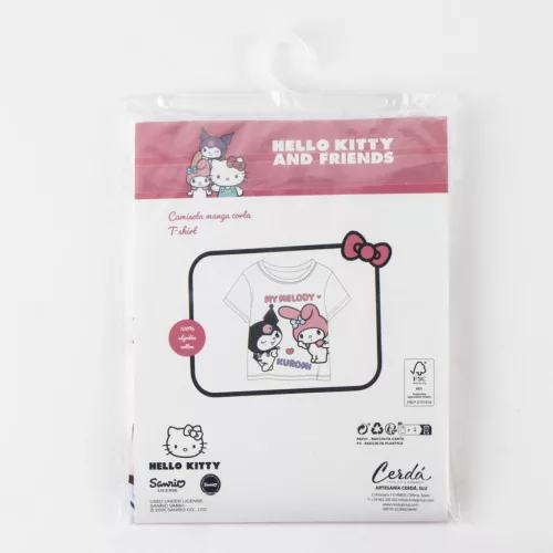 Hello Kitty My Melody gyerek rövid póló, felső 6 - 12 év / 116 - 152 cm