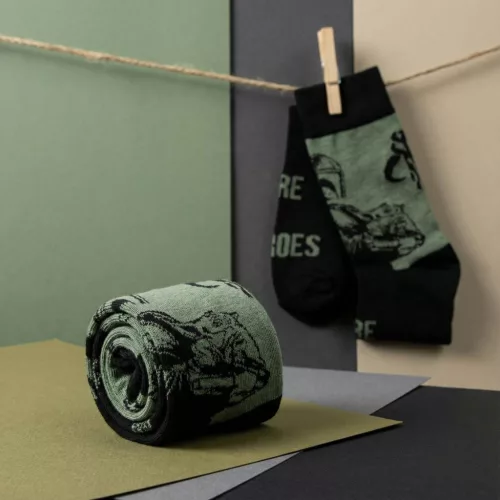 Star Wars Green felnőtt hosszú szárú zokni 38/45