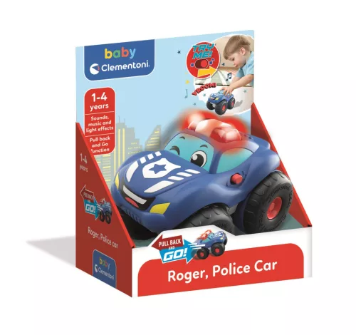 Felhúzható rendőrautó Roger Clementoni