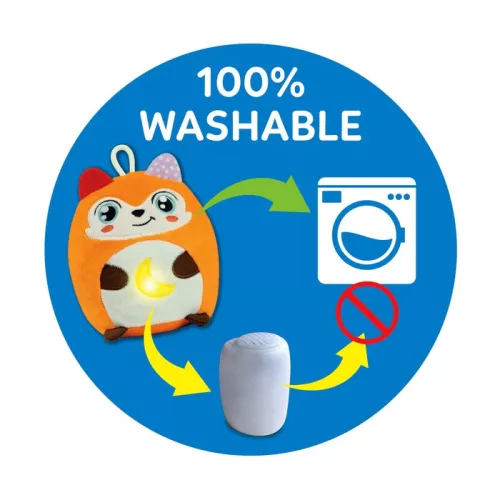 Róka Twinkle Twinkle éjszakai fény és játék Clementoni