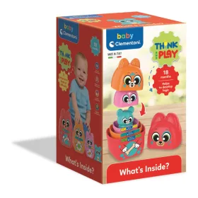 Színes Matrioska baba építőjáték szett Clementoni