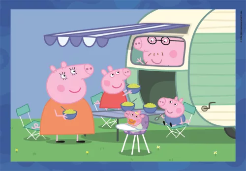 Peppa malac Adventures 4 az 1-ben puzzle Clementoni